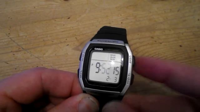 Casio  W96H Time And Date Set / Casio 3239
