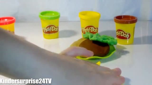 Dough Burger Deli Set Play Doh Hamburger Hot French Fries How to make Playdough Fast Food смотреть онлайн