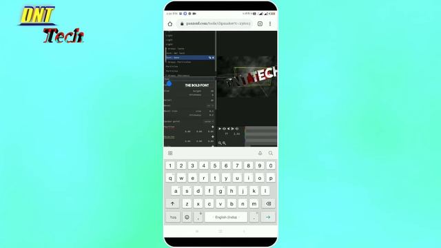 How to make 3D intro on your android || online intro maker without watermark || free intro maker смотреть онлайн