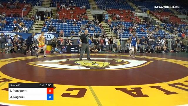 120 Lbs Rnd Of 64 Ethan Renager Virginia Vs Melvin Rogers Illinois смотреть онлайн