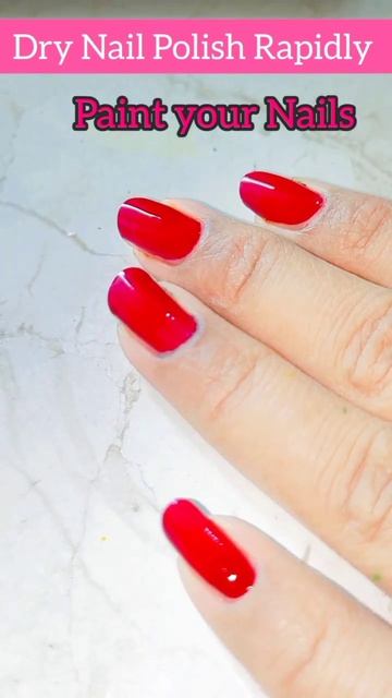 Dry nail polish fast 💅... 2minutes challenge 👍#shorts #nailhacks смотреть онлайн