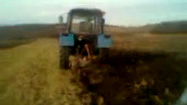 МТЗ-82 Пахота в 19 января! смотреть онлайн