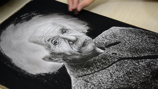 Portrait Drawing Albert Einstein | Trinh Minh Nguyen Architect смотреть онлайн