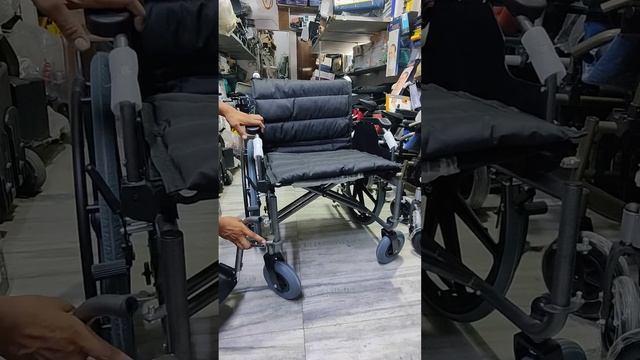 heavy duty manual wheelchair maximum weight capacity 150 kg with folding option 🧑🦼 смотреть онлайн