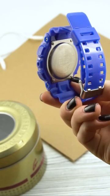 Мужские наручные часы Casio GA-120 Blue-Gray смотреть онлайн