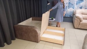Видео с раскладкой малогабаритного дивана Арчи