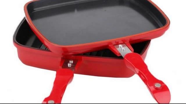 Takada Double Grill Pan TK DGP01 Red смотреть онлайн