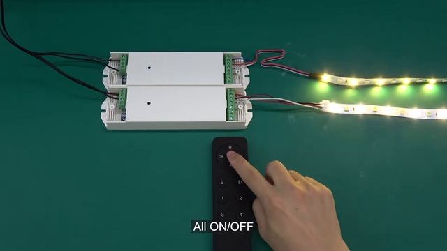 RF Remote Working with RF Receiver SR-2833CCT&SR-1009FA смотреть онлайн