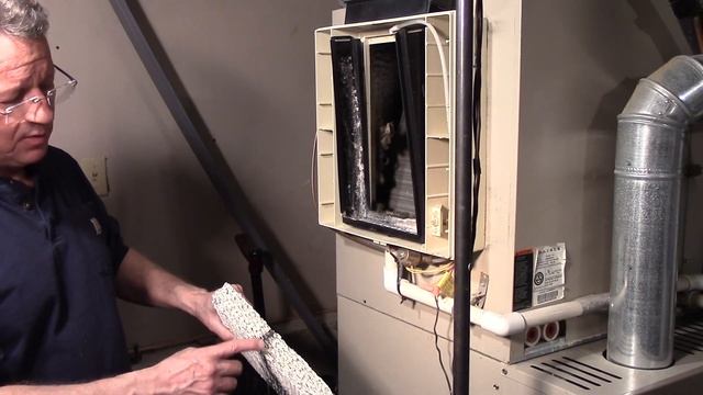 Aprilaire 700 Humidifier Leaking - Replace Water Pad смотреть онлайн