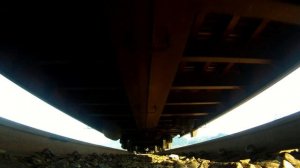CN Rail Train drives over camera in 1080p Abbotsford BC