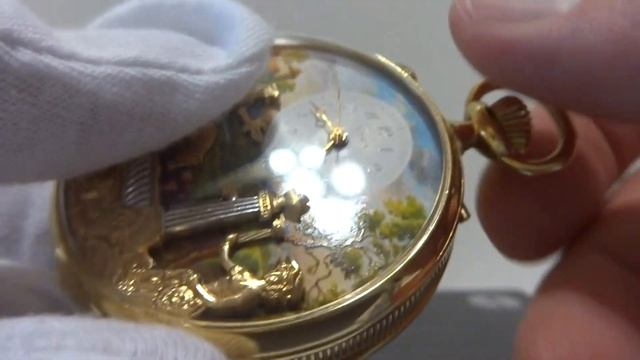 Reuge automaton musical alarm pocket watch смотреть онлайн