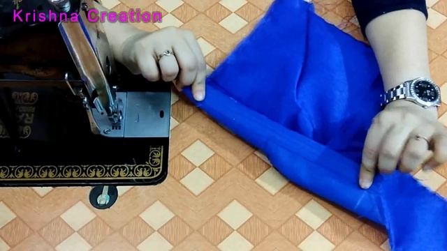 Simple Blouse cutting and stitching in Hindi Full Tutorial || सिंपल ब्लाउज की कटिंग और सिलाई смотреть онлайн