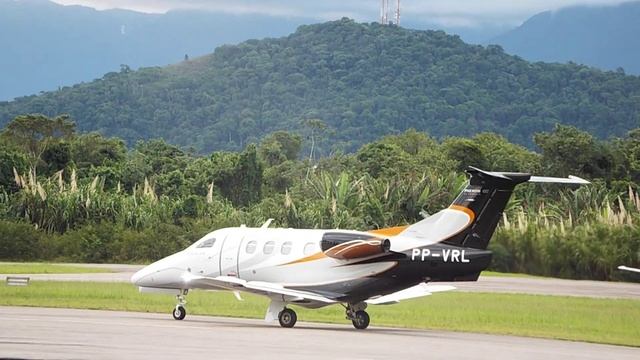 Embraer Phenom 100E Decolagem em Angra dos Reis RJ смотреть онлайн