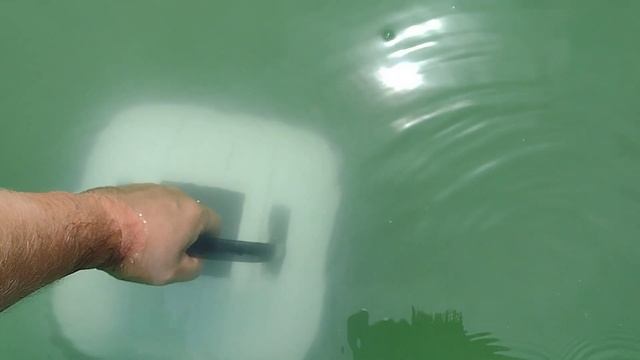 Testing the WYBOT Osprey 200 max pool vacuum in a neglected pool. смотреть онлайн