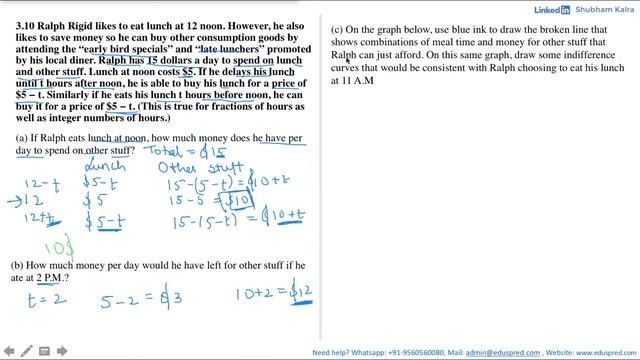 Preferences Q3.10 (From 'Workouts in Intermediate Microeconomics' by Hal Varian) смотреть онлайн