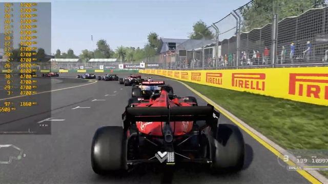 F1 2019 | UltraWide (3440x1440) benchmark смотреть онлайн