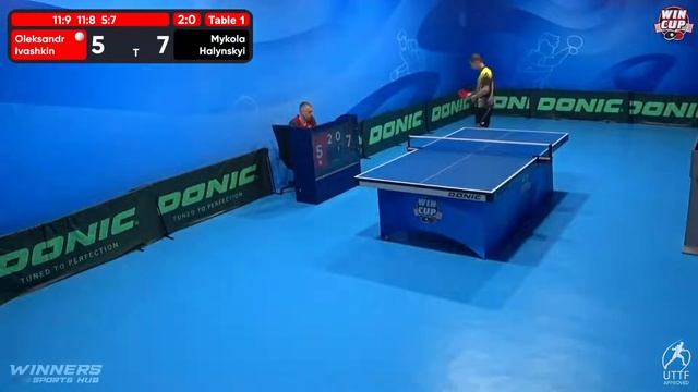 22:30 Oleksandr Ivashkin 3 - 2 Mykola Halynskyi West 5 WIN CUP 09.10.2022 | TABLE TENNIS WINCUP смотреть онлайн