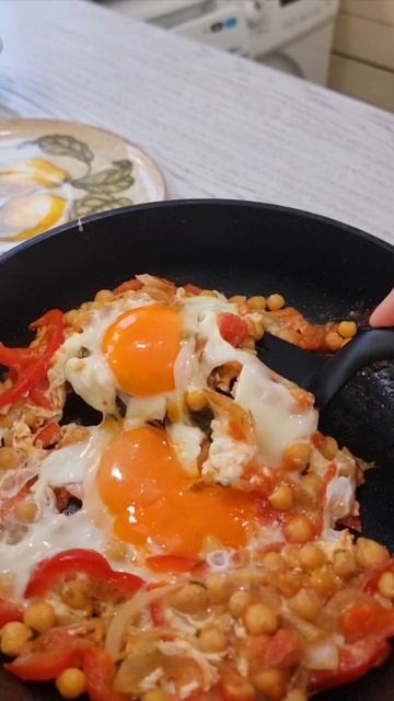 Нут с яичницей #ппзавтрак смотреть онлайн