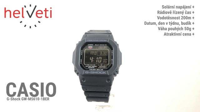 Casio G-Shock GW-M5610-1BER смотреть онлайн