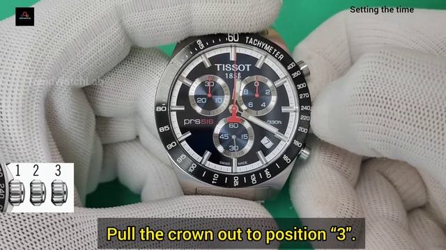 How To Set Time On Tissot T-Sport T044.417.