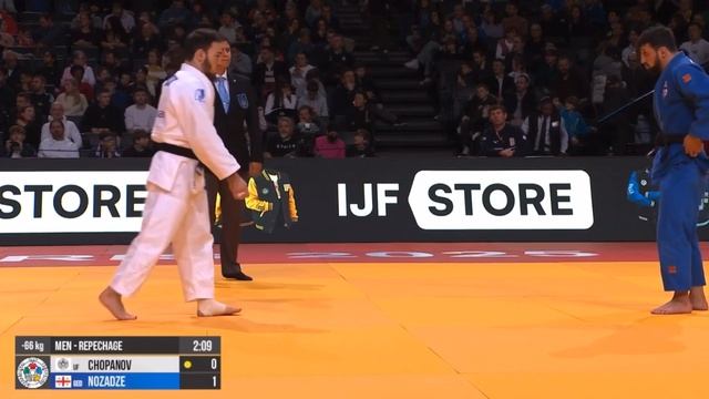 БОЛЬШОЙ ШЛЕМ В ПАРИЖЕ🗼2025г.Мурад Чопанов 🔛Temur Nozadze. Утешение -66кг.