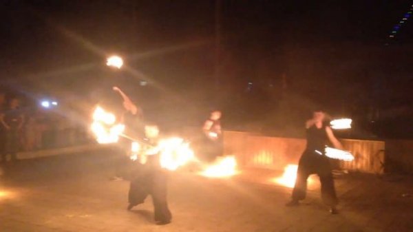 Фаер-шоу (fire show) в Новокубанске 01.07.17 г