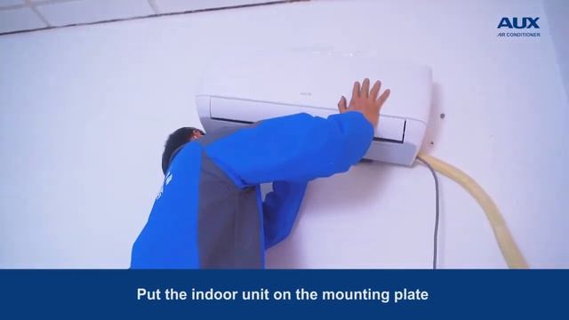AUX Split AC Installation Tutorial Video смотреть онлайн