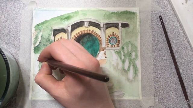 Painting A Hobbit House :Poems About You Watercolors: смотреть онлайн