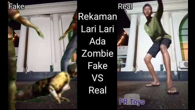 Fake VS Real Lari Lari Ada Zombie, Zombie Baju Hijau смотреть онлайн