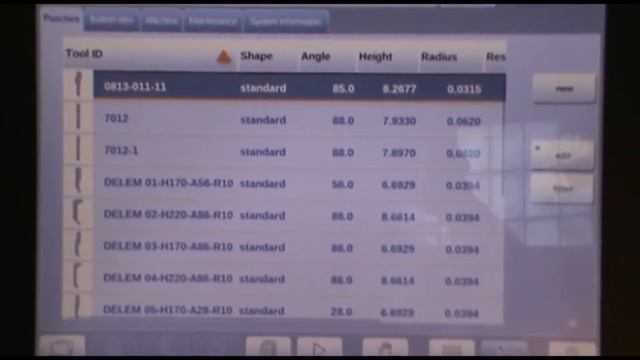 Delem 58T CNC Press Brake Controller Walk Through