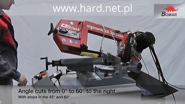 ERGONOMIC 320.250DGSH - PRZECINARKA BOMAR
