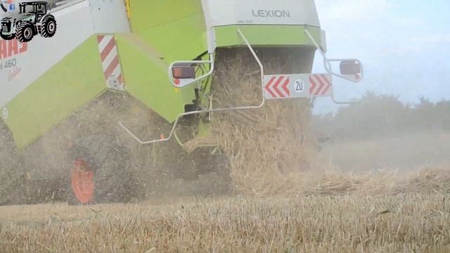 1Claas Lexion 460 Evolution:Getreideernte 2014 смотреть онлайн