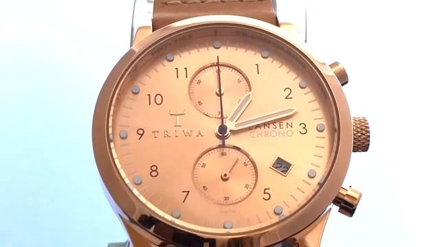 Triwa Unisex LCST104 Rose Lansen Chrono Watch смотреть онлайн