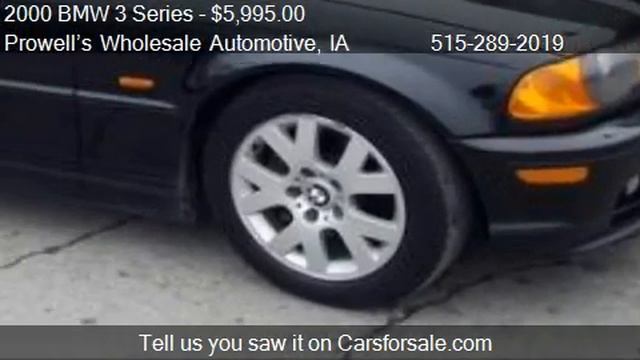 2000 BMW 3 Series 323Ci - for sale in Des Moines, IA 50313 смотреть онлайн