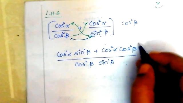 10 maths - Ex 6.1 - Sum 8 (i) - If cos a/ cos b = m смотреть онлайн