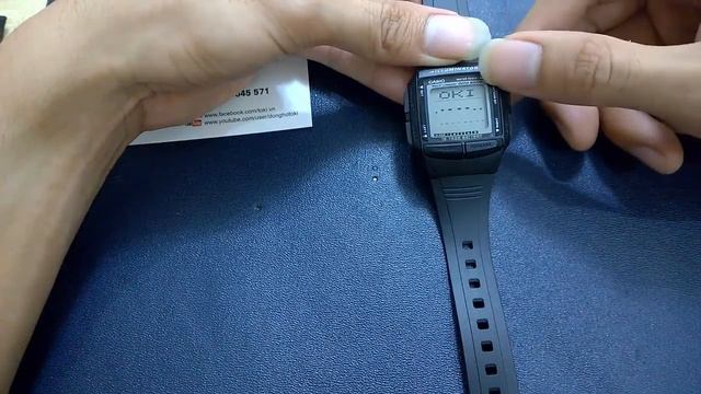 Hướng dẫn sử dụng đồng hồ casio DB-36; cách lưu số điện thoại смотреть онлайн