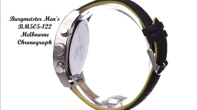 Burgmeister Melbourne Chronograph BM505-122 смотреть онлайн