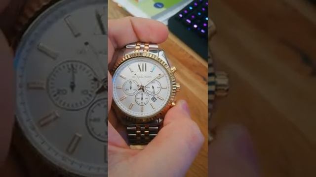 Michael Kors Herren Chronograph Quarz Uhr Review смотреть онлайн