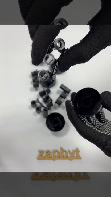 Ручки регулировки для плиты универсальные с переходниками, черные, комплект 5 штук смотреть онлайн