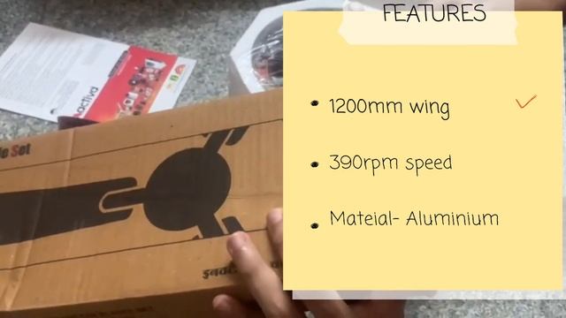 UNBOXING - ACTIVA 1200 MM HIGH SPEED 390 RPM BEE APPROVED APSRA CEILING FAN BROWN смотреть онлайн