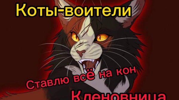 Коты-воители Кленовница-Ставлю всë на кон это мой канон. Аудио