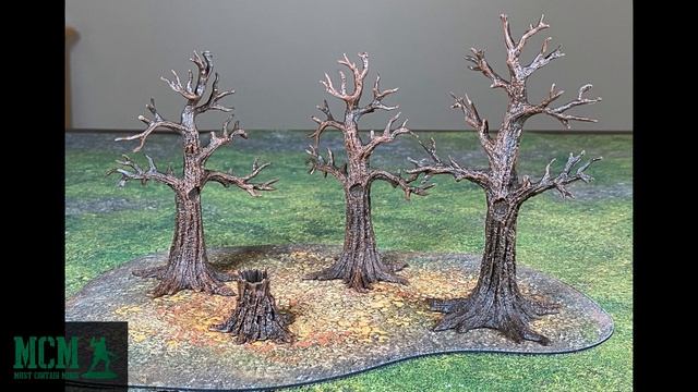 Miniature Gaming and RPG Terrain Review - Monster Scenery Trees (Verdant Forest) and Game Mat смотреть онлайн