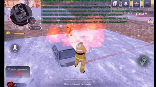 РАБОТЫ МЧС ДРУГОМ В Black Russia МЫ ЗАРАБОТАЛИ 1Kk ЗА ЧАС