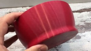 Чаша для бритья XL  цвет Феррари пластик PETG слой 0,3мм, сопло 0,6мм