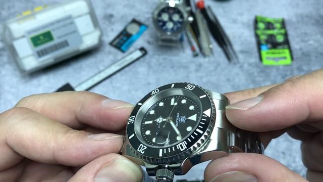 🚨 Крутой хомаж на ROLEX SUBMARINER от STEELDIVE SD1953 BLACK 30ATM. Обзор + настройка. смотреть онлайн
