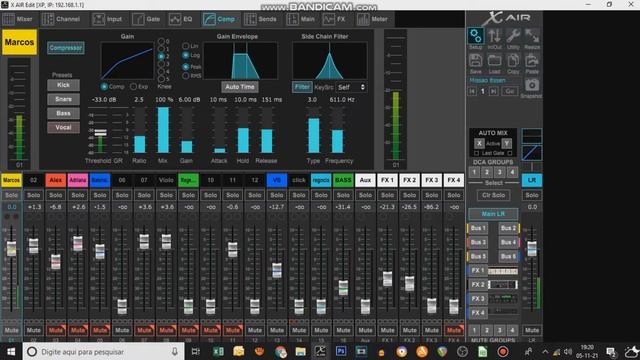 Curso MESA DE SOM Behringer X18 Digital - Completo! - Aula 09 смотреть онлайн