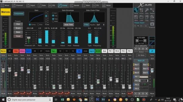 Curso MESA DE SOM Behringer X18 Digital - Completo! - Aula 09