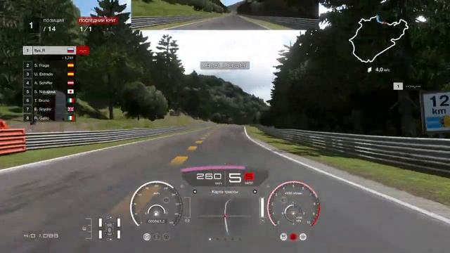 Демка Gran Turismo 7 Nurburgring Gtr 35 смотреть онлайн