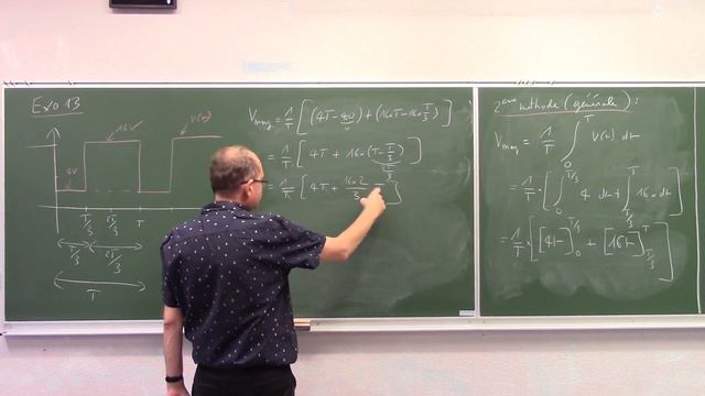 TD d'électricité 2 n°1a : valeur moyenne et valeur efficace. смотреть онлайн