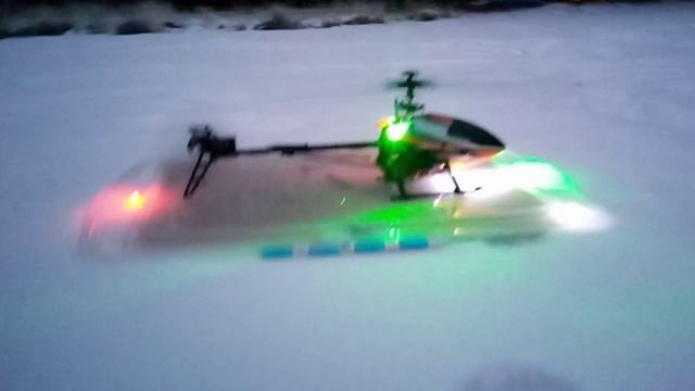 RC Helicopter V950: NAV LIGHT Equipped HELIPAD Test Flight! смотреть онлайн